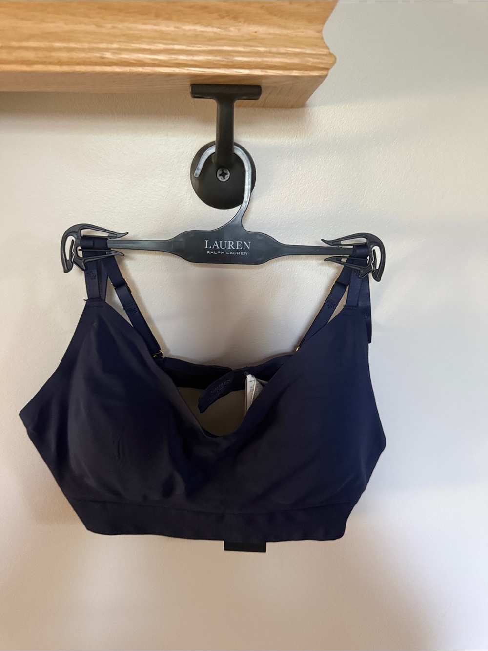 Lauren Ralph Lauren Navy Wireless Comfort Bralette